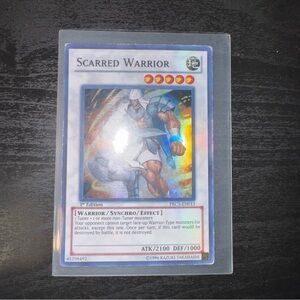 Yugioh Scarred Warrior 45298492 Card